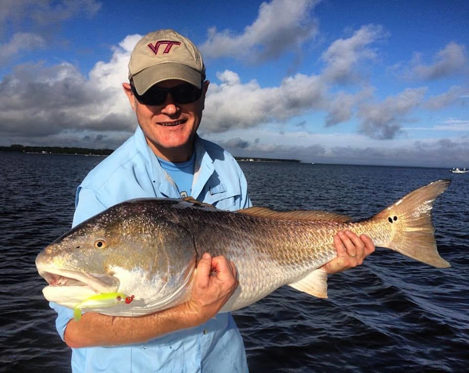Bounty Hunter Guide Service : Neuse River Giant Redfish 3/4 day
