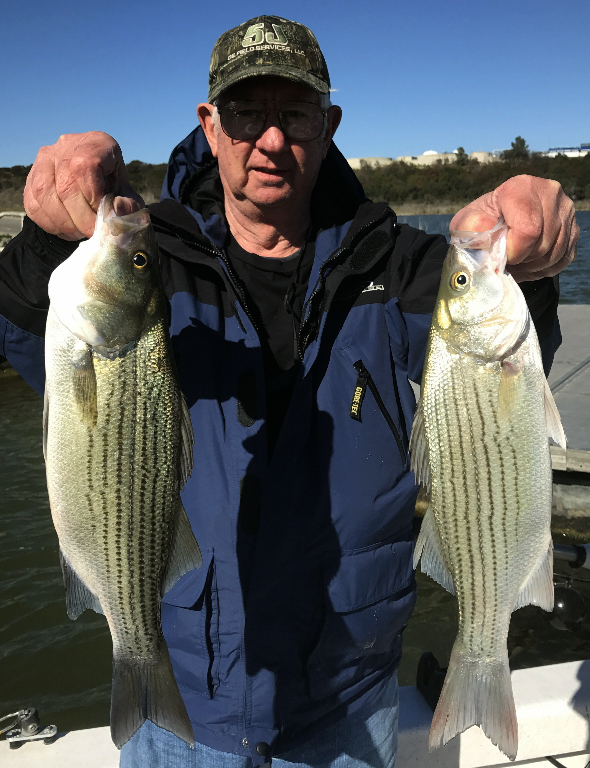 Holding The Line Guide Service: Hybrid Striper Fishing