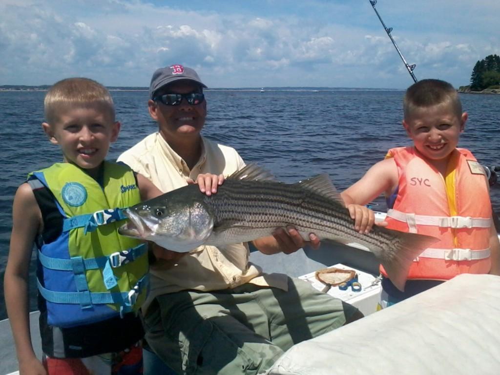 Keeper Charters: inshore striped bass and bluefish trip