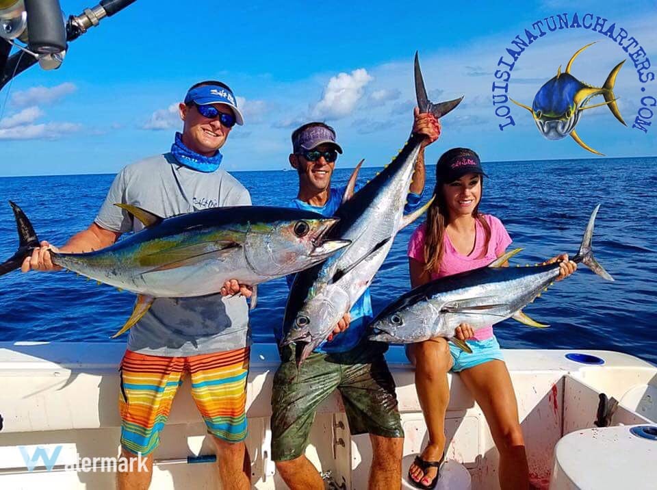 Louisiana Tuna Charters : Full day offshore