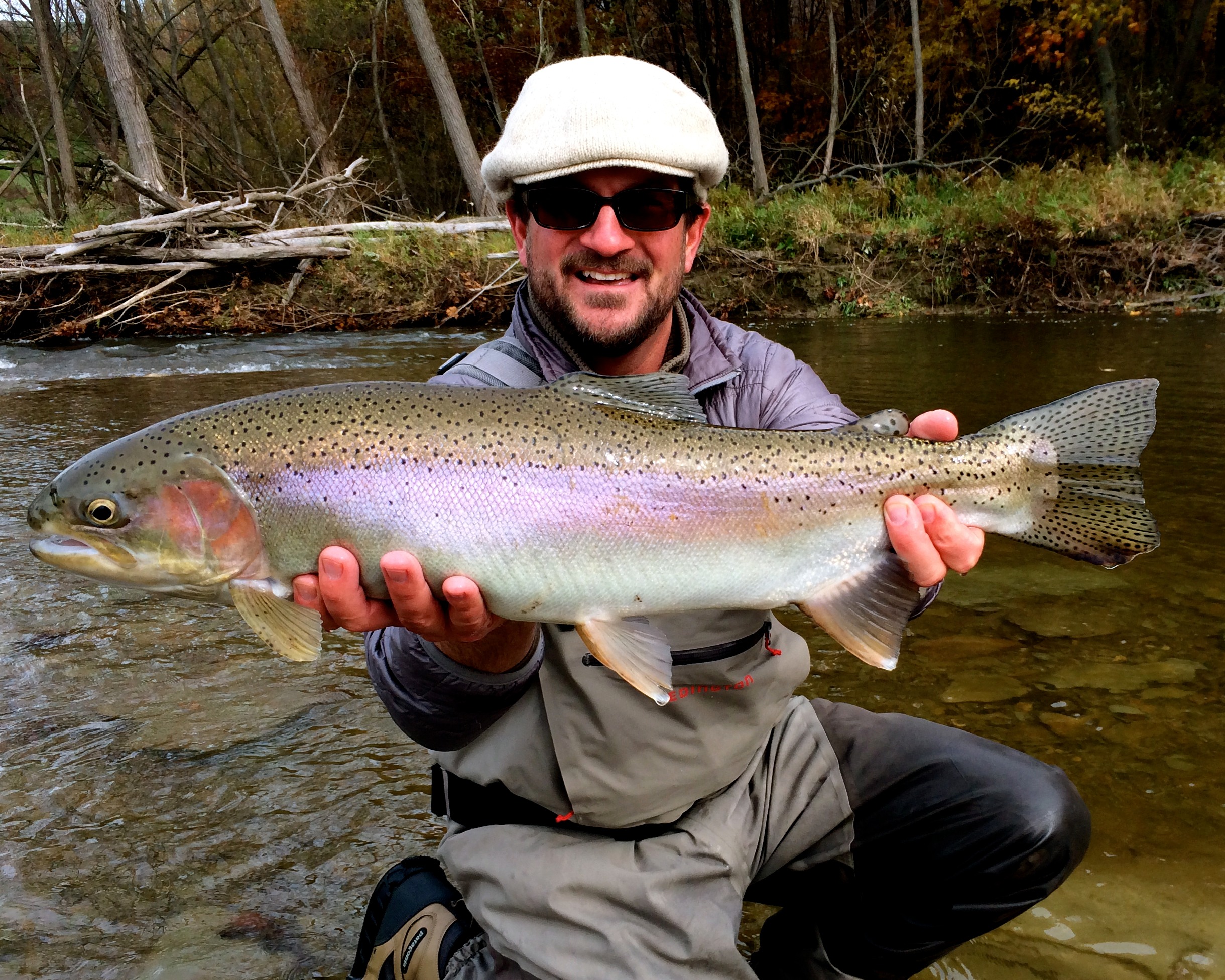 Oak Orchard River Guide Service: Rainbow/Steelhead Fishing - Full Day