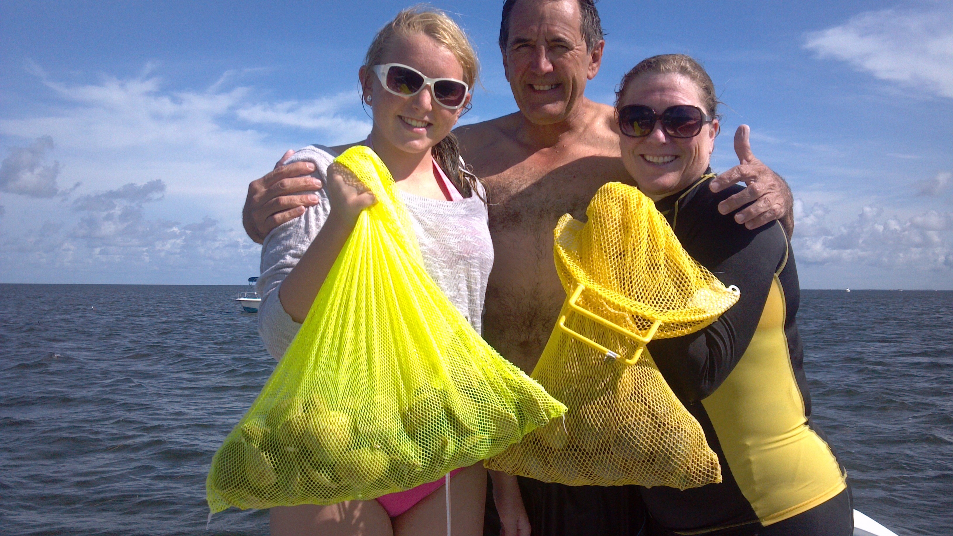 Tampa Fishing Charters Light Tackle Adventures: Family Scalloping Trip