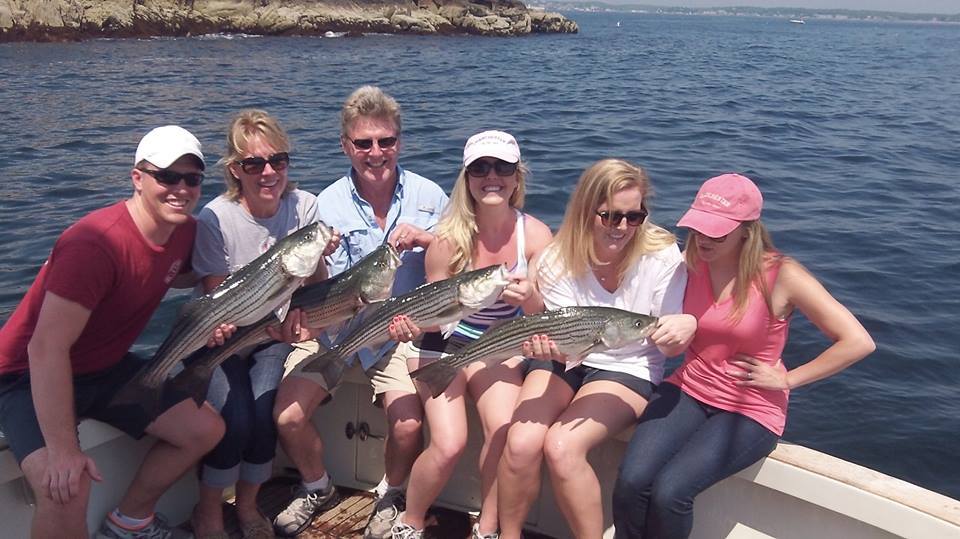 Tuna Hunter Fishing Charters: Striped Bass &/or Bluefish Fishing 1/2 Day